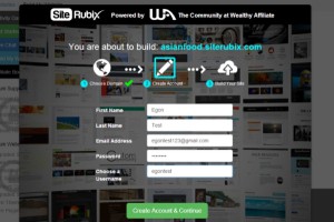 Register your SiteRubix Account