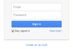 Sign in or create Googleplus account