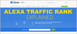 Featured image about Alexa Traffic rank review