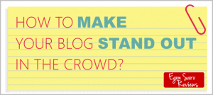 how to make your blog stand out in the crowd