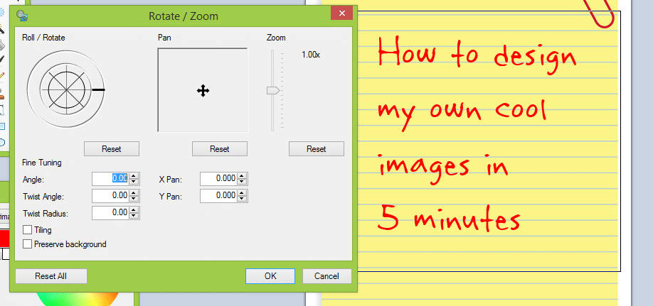 Paintnet move and rotate tool