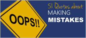 Featured image about making mistakes