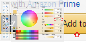 Paint.net color picker tool
