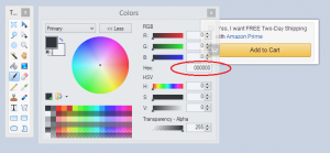 Paint.net color settings