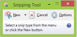 Snipping tool Windows 8