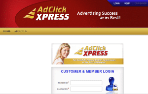 AdClick Xpress login