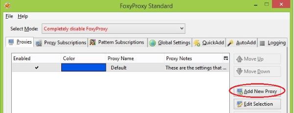 How to unblock videos using proxy FoxyProxy Standard