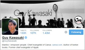 Guy Kawasaki Twitter bio