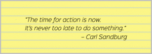 Time management quote by Carl Sandburg
