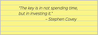 Inspirational quote from Stephen Covey
