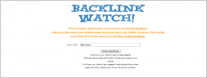 Free backlink checker tool