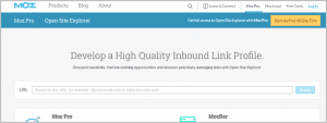 Use Open Site Explorer to identify link building opportunities