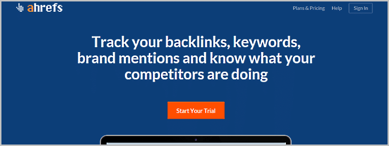 Find competitors backlinks - Ahrefs backlink checker tool