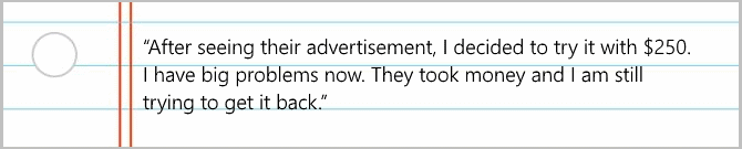 Yet another Millionaire Blueprint complaint