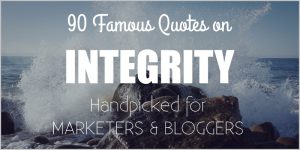 90 quotes integrity