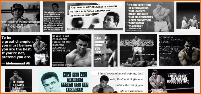 google image search - muhammad ali famous quotes