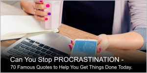 can you avoid procrastination