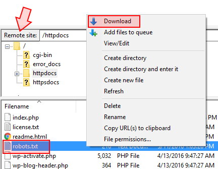 That's how to download with FileZilla