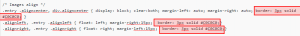 Adding borders in CSS