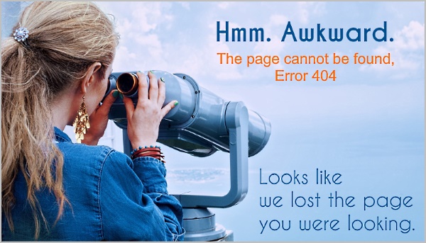 Error 404 the page could not be found