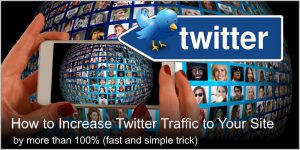 how to get twitter traffic. A fast and simple trick