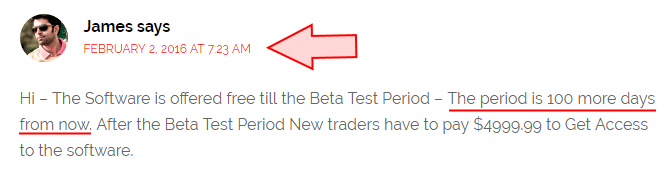 They lie when they say Tauribot beta test period lasts 100 days