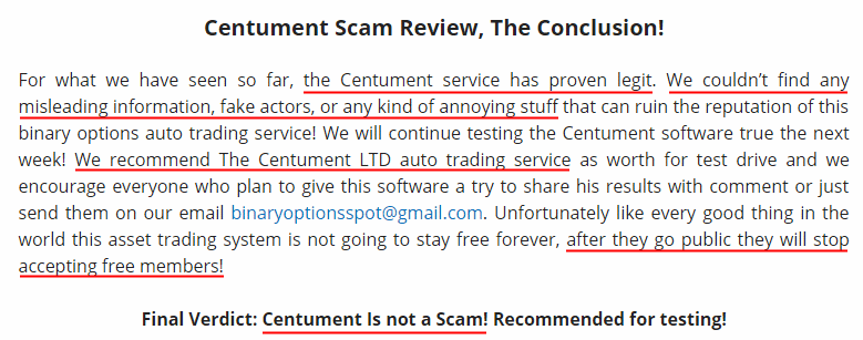 Is Centument scam or legit - review