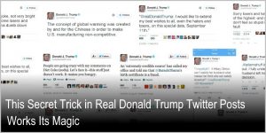 A simple trick in Donald Trump tweets that increases your power of persuasion