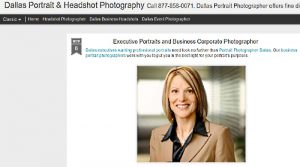 Profits Unlimited testimonial photo taken from Dallas Photography website