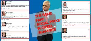 Citidel uses the same fake social proofs
