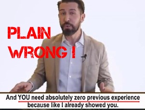 David Hefner makes a wrong claim as if Binary Options were safe for inexperienced people