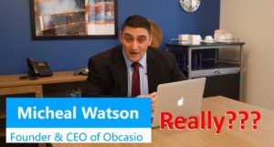 fake Michael Watson the CEO of Obcasio