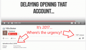 The video is uploaded in 2015. Where is the urgency to sign up?