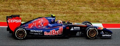 REd Bull Formula 1 car, designed by Adrian Newey
