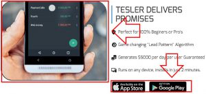 Tesler App for mobile devices is pure deception