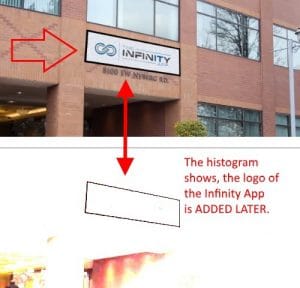 Faked Infinity Office building