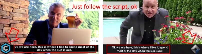 Just follow the script, ok!