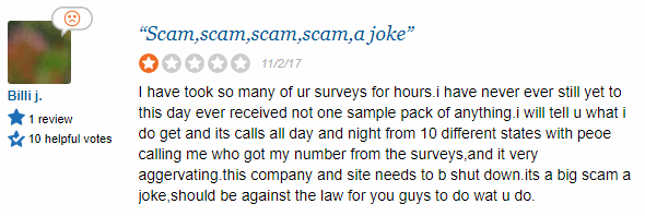 Another complaint on why Get It Free is a scam