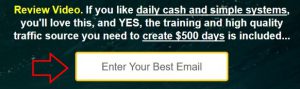 Make Money Hack does not show you their sales video unless you submit your best email address