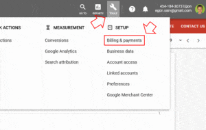 How to set up Google adwords account