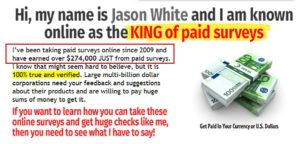 What about Jason White Take Surveys for Cash