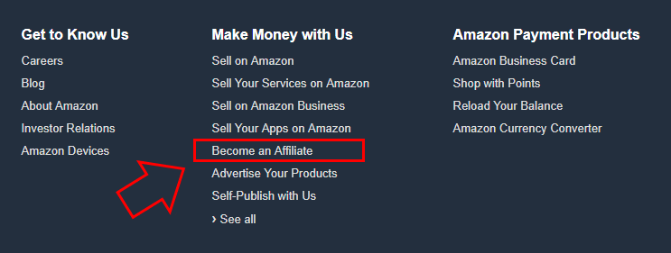 Amazon Affiliate program, Amazon Associates program