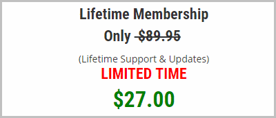 Lifetime membership price $27