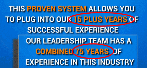 75 years of expertise? Really?