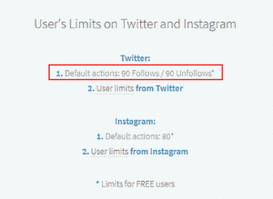 You can followunfollow up to 90 Twitter accounts a day
