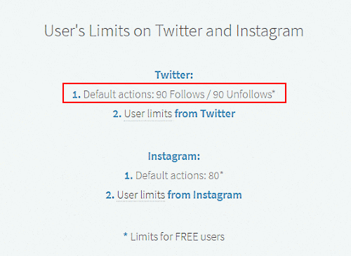 You can followunfollow up to 90 Twitter accounts a day